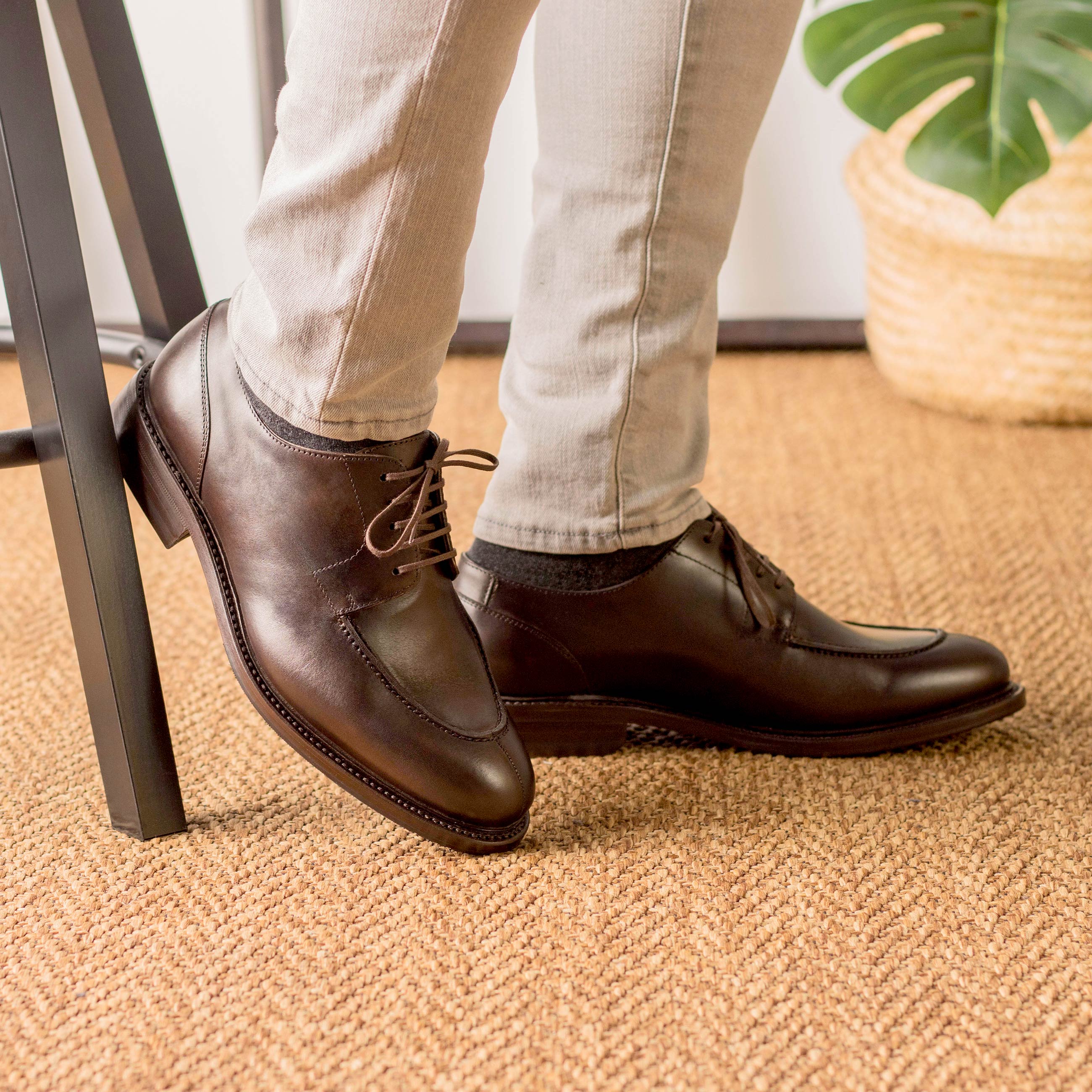 Derby Split Toe Shoes