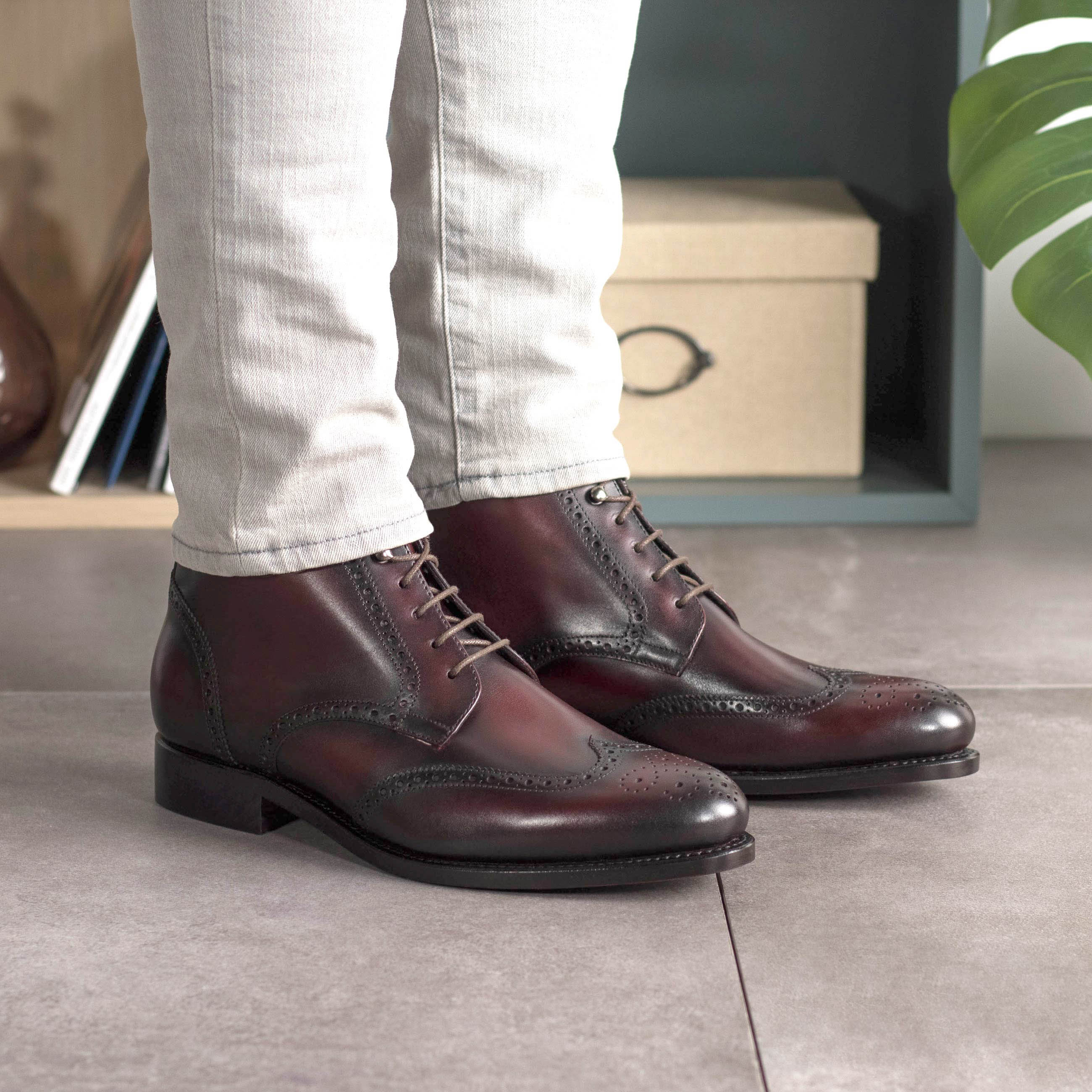 Military Brogue Boots
