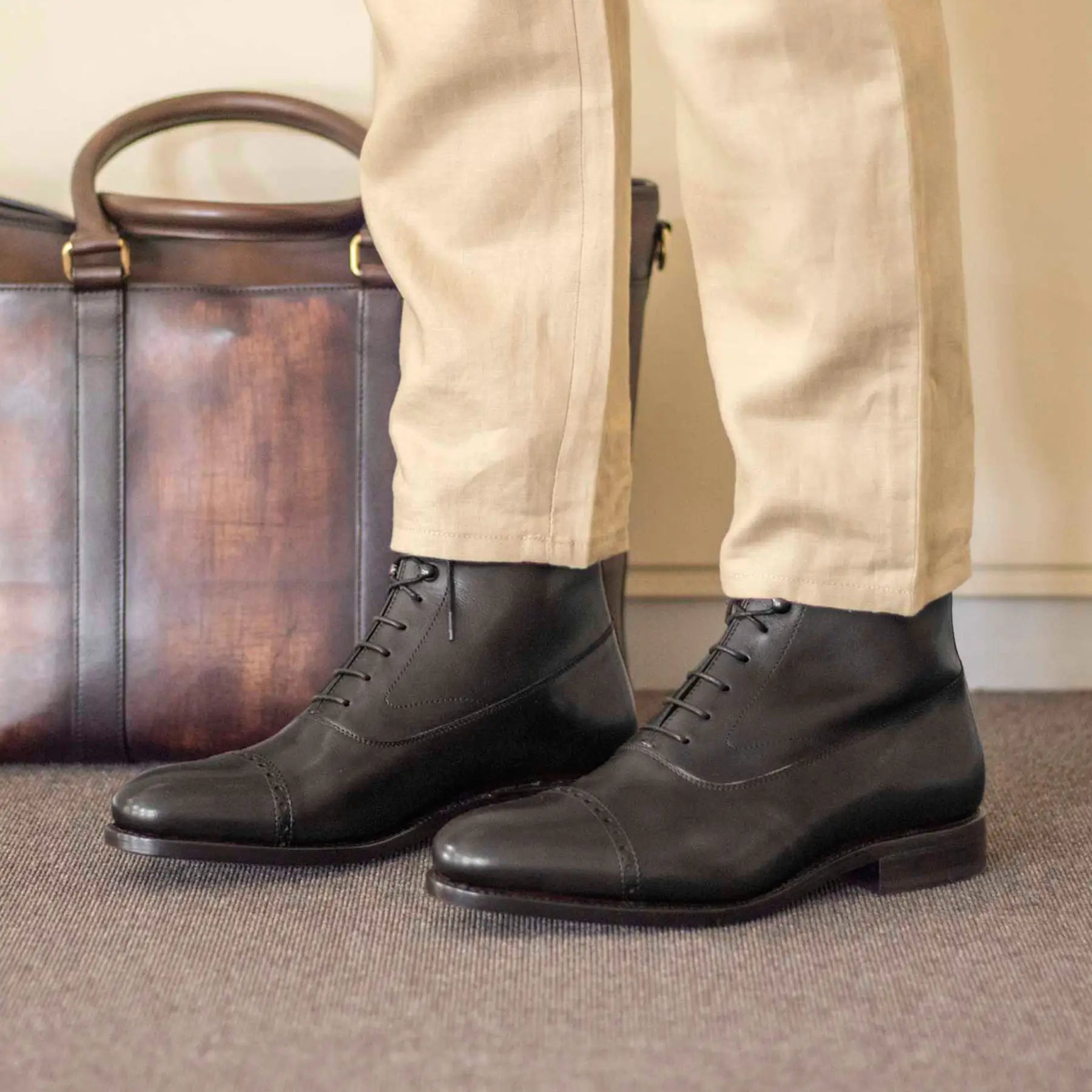 Black Balmoral Boot