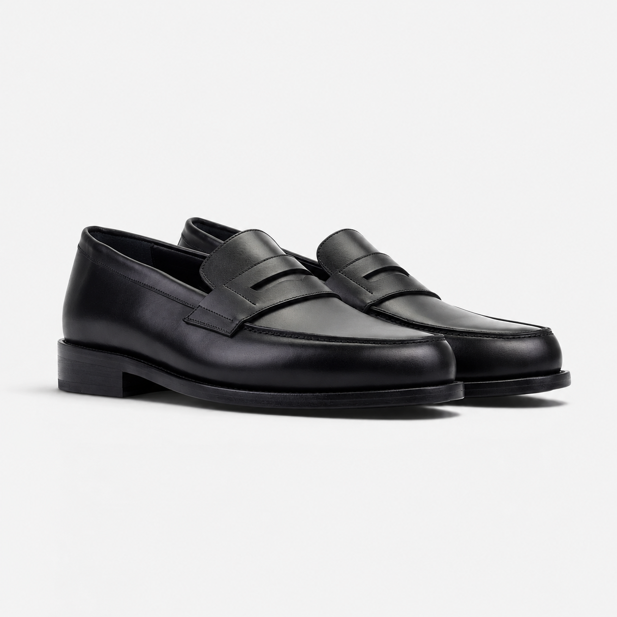 Black Penny Loafers