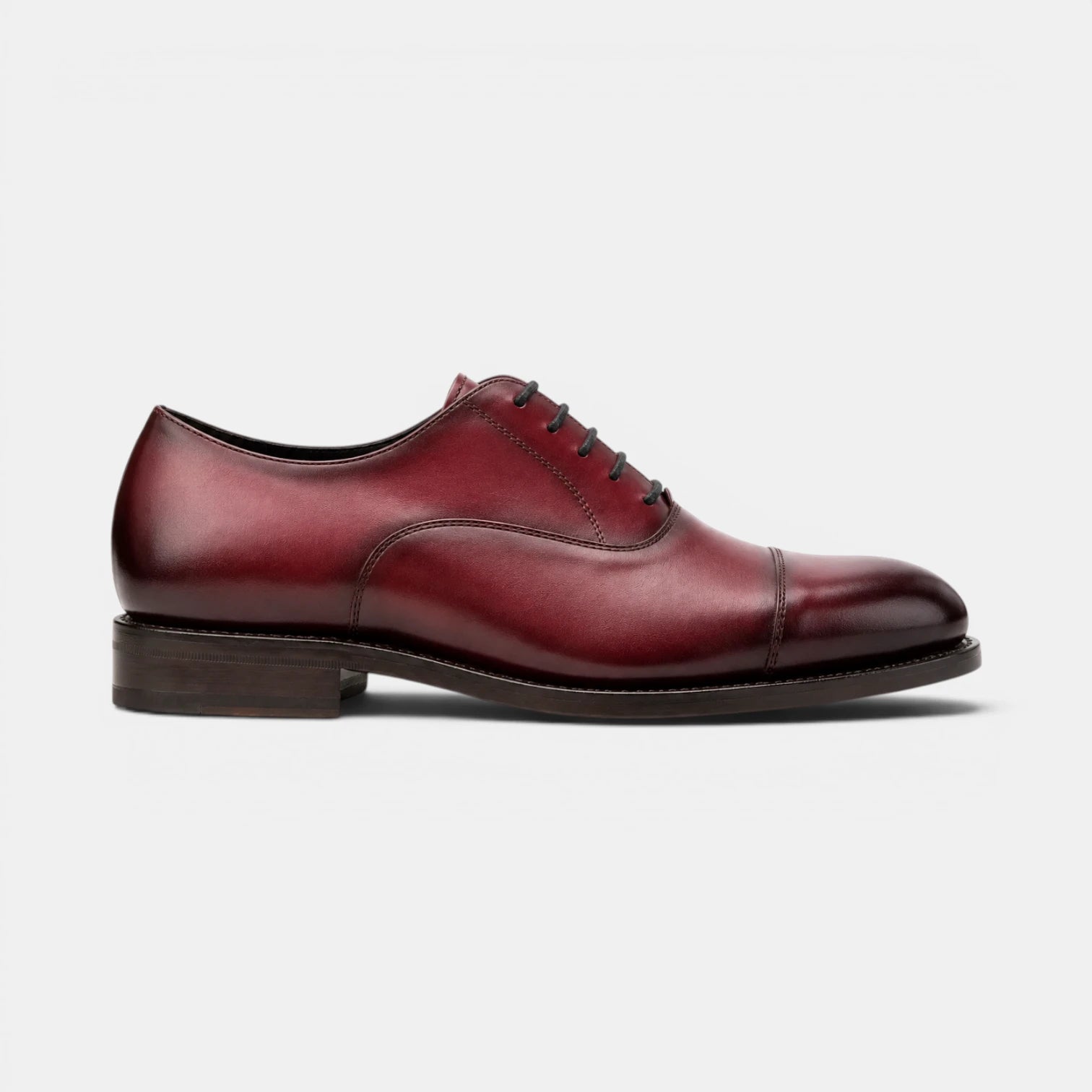 Burgundy Oxford Cap Toe