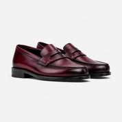 Burgundy Penny Loafers