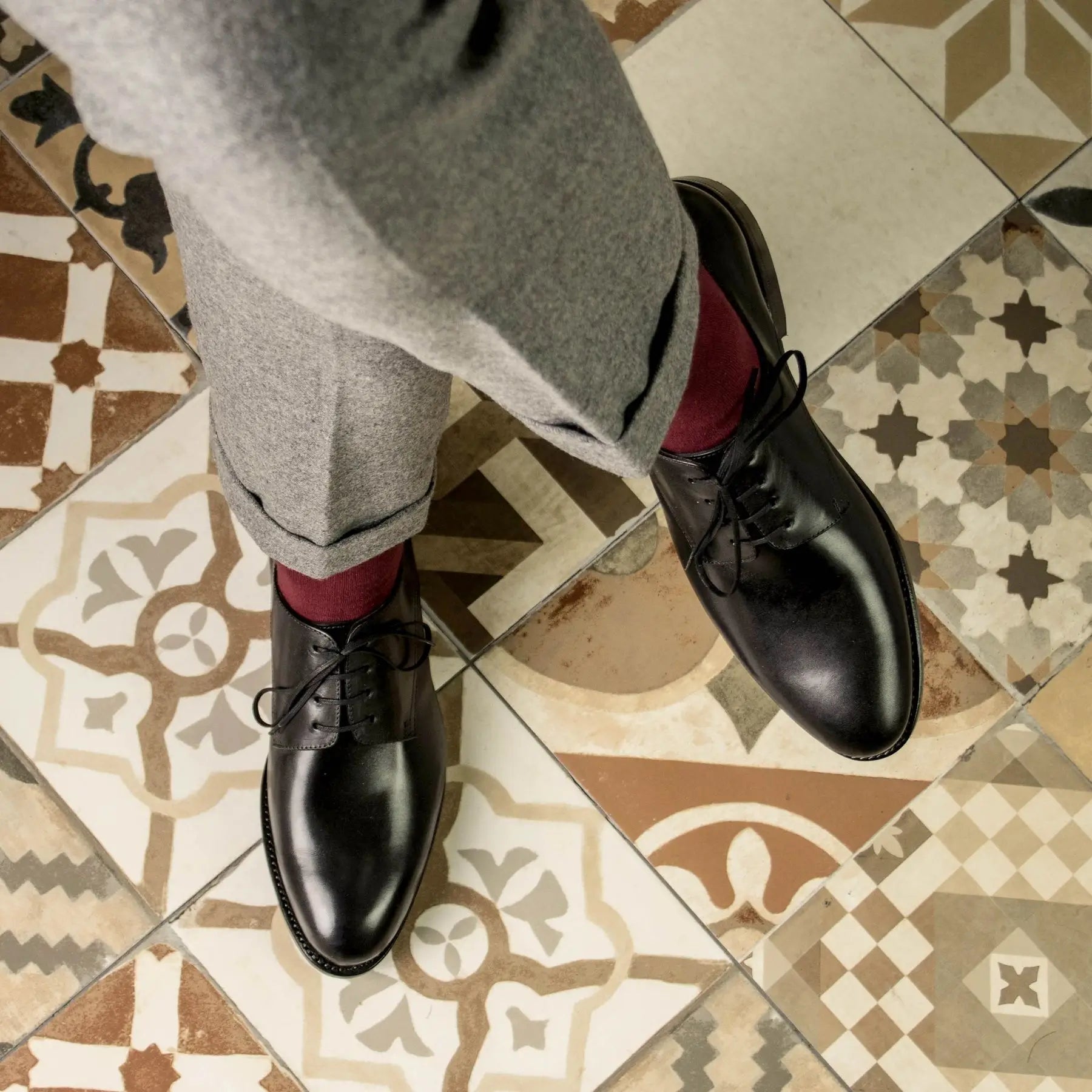 Black Derby – Handmade Lux Calf Leather