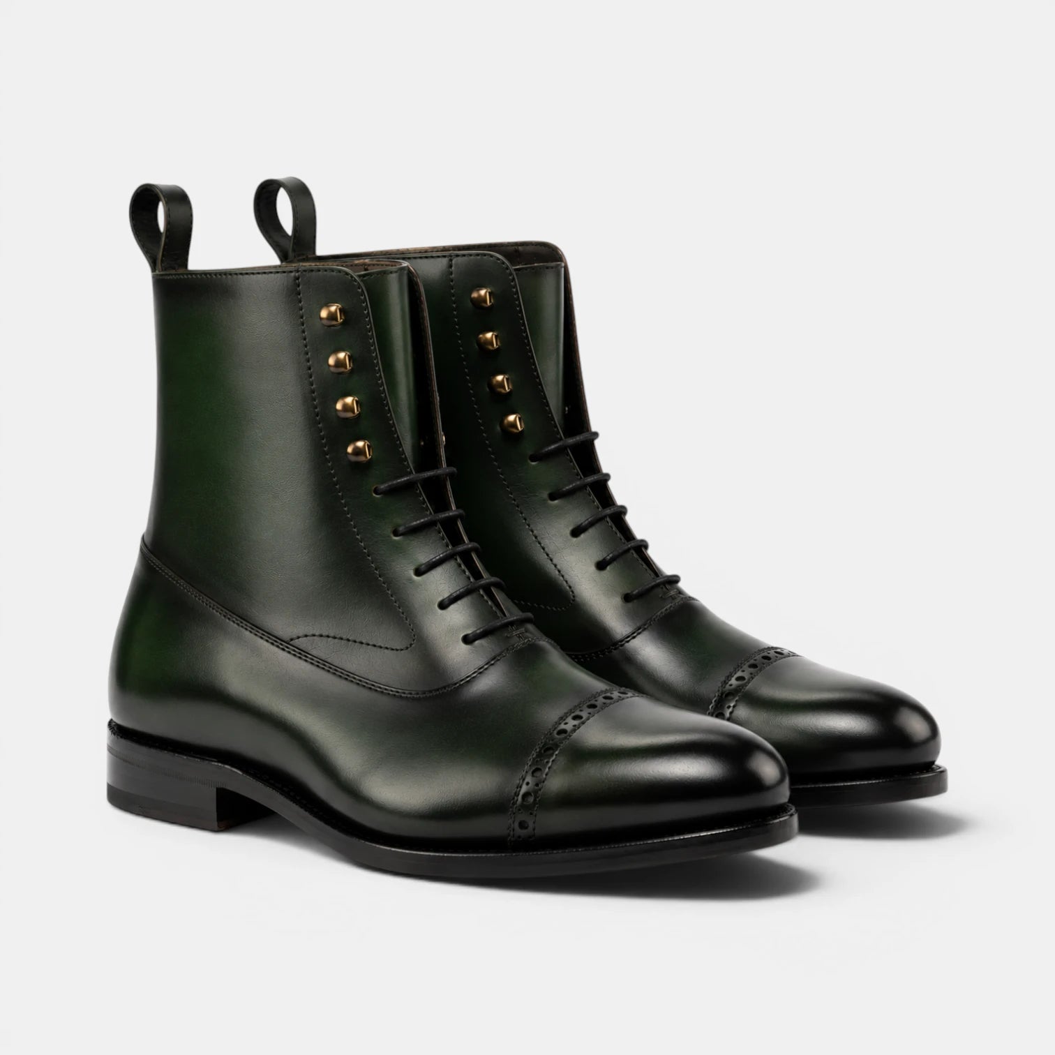 Forest Green Balmoral Boots