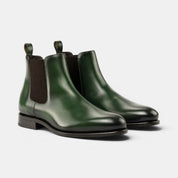 Forest Green Chelsea Boots