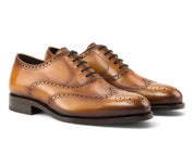 Tan Oxford – Full Brogue (Burnished)
