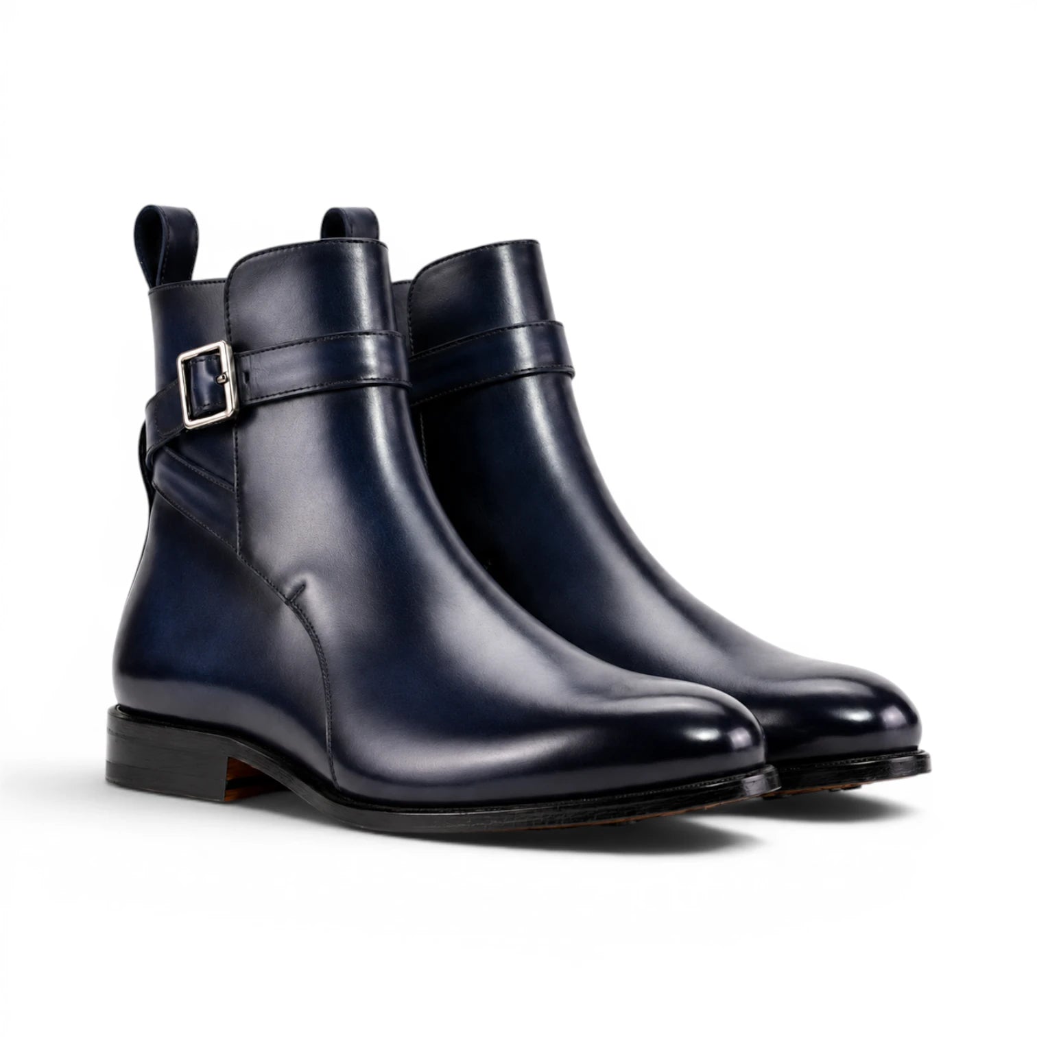 Navy Blue Jodhpur Boots