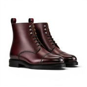 Burgundy Jumper Boots