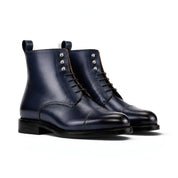 Navy Blue Jumper Boots