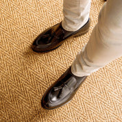 Black Leather Loafers