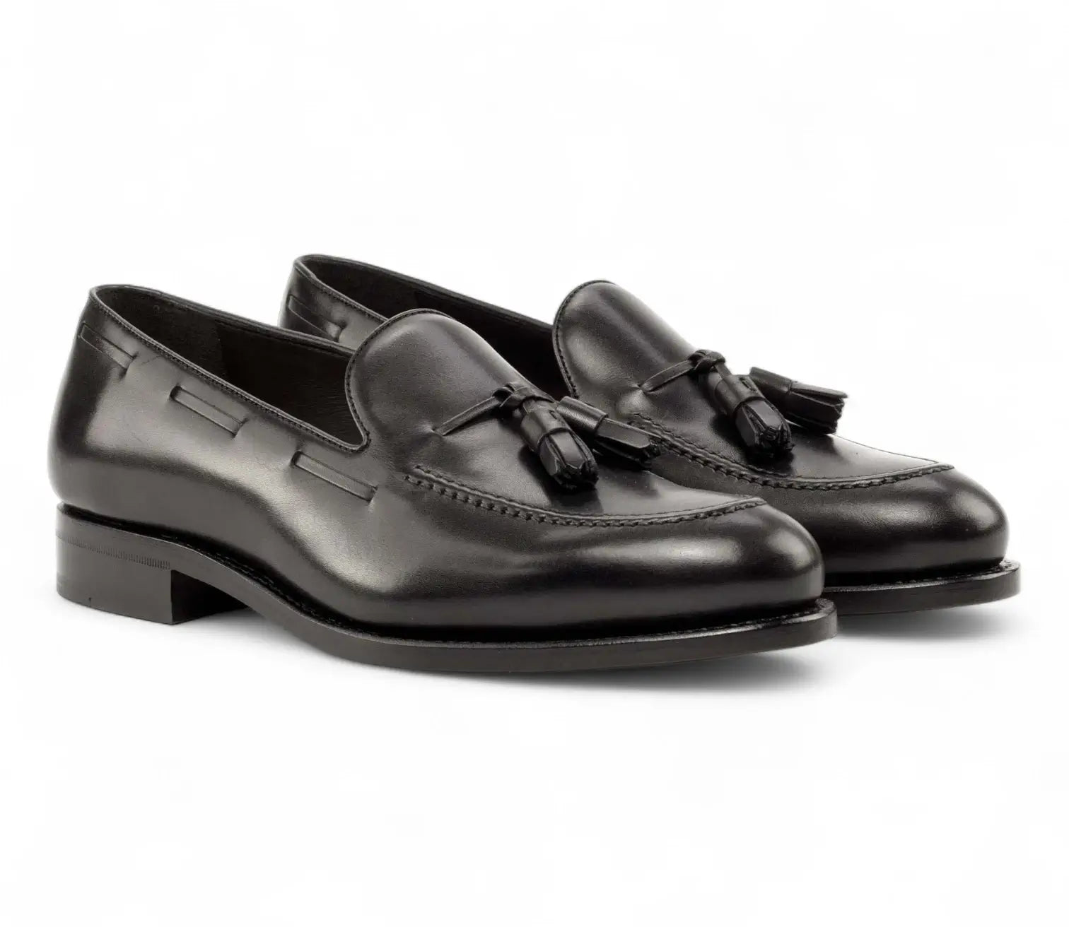 Black Leather Loafers
