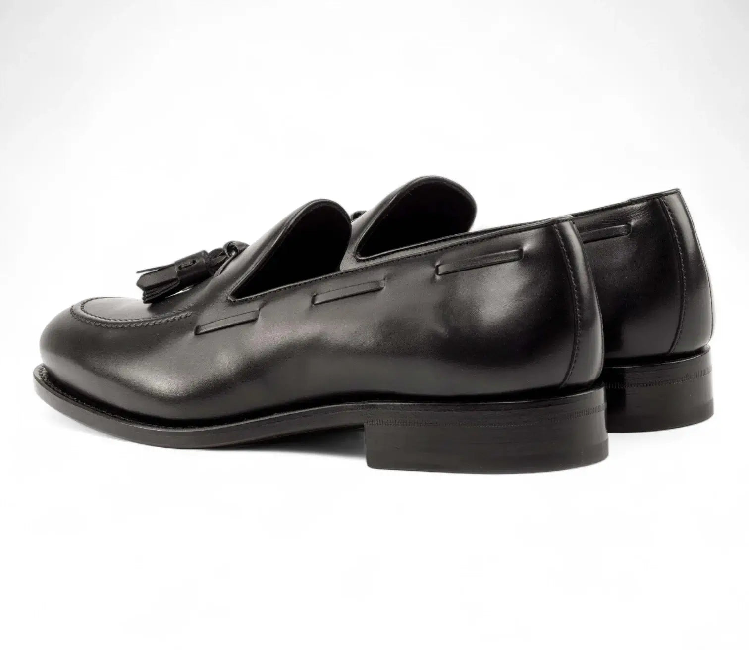 Black Leather Loafers