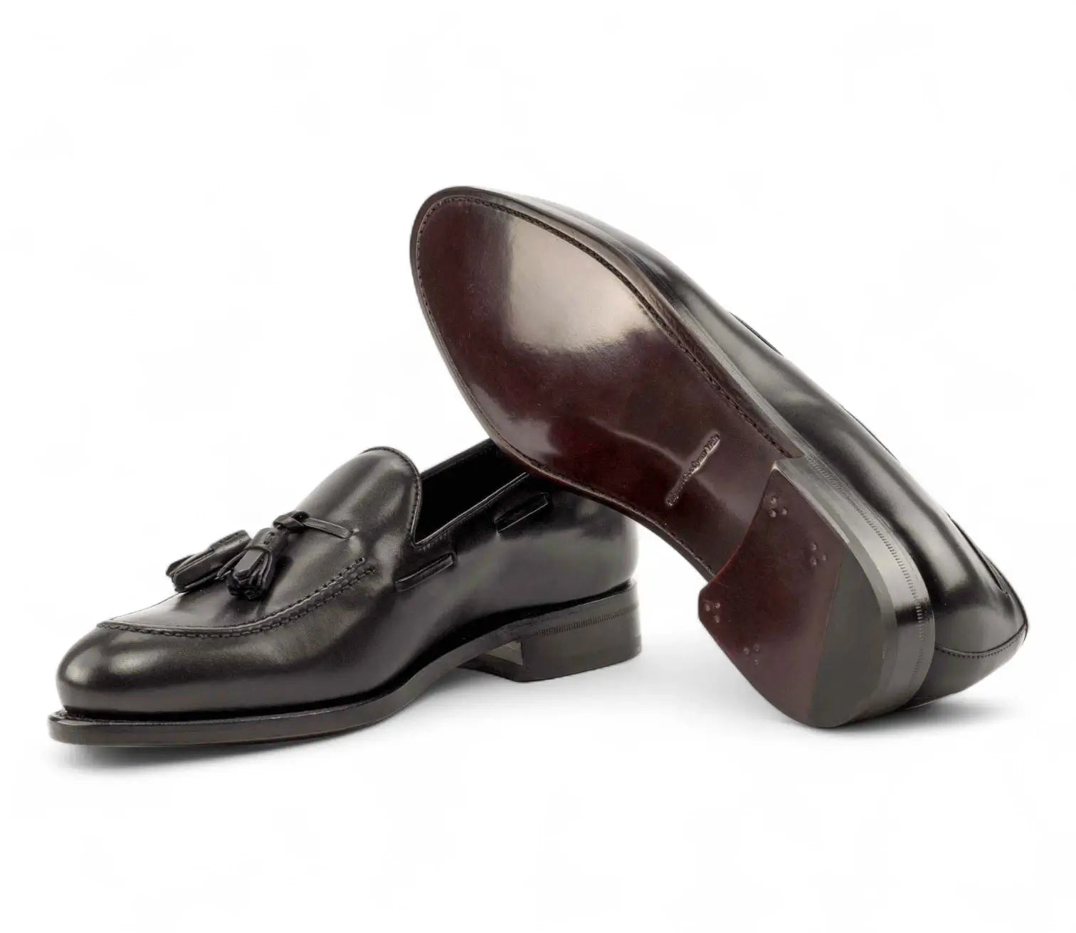 Black Leather Loafers