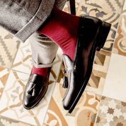 Black Leather Loafers