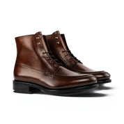 Dark Brown Moc Toe Boots