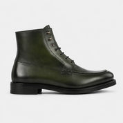 Forest Green Moc Toe Boots