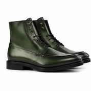 Forest Green Moc Toe Boots