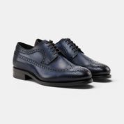 Navy Blue Longwing Blucher
