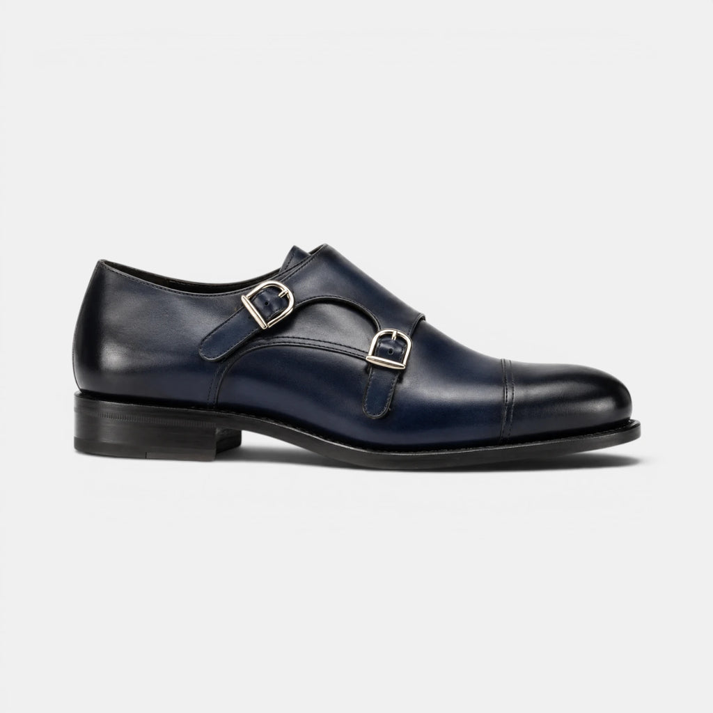 Navy Blue Double Monk