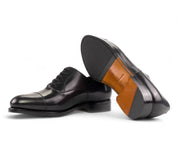 Black Oxford Cap Toe