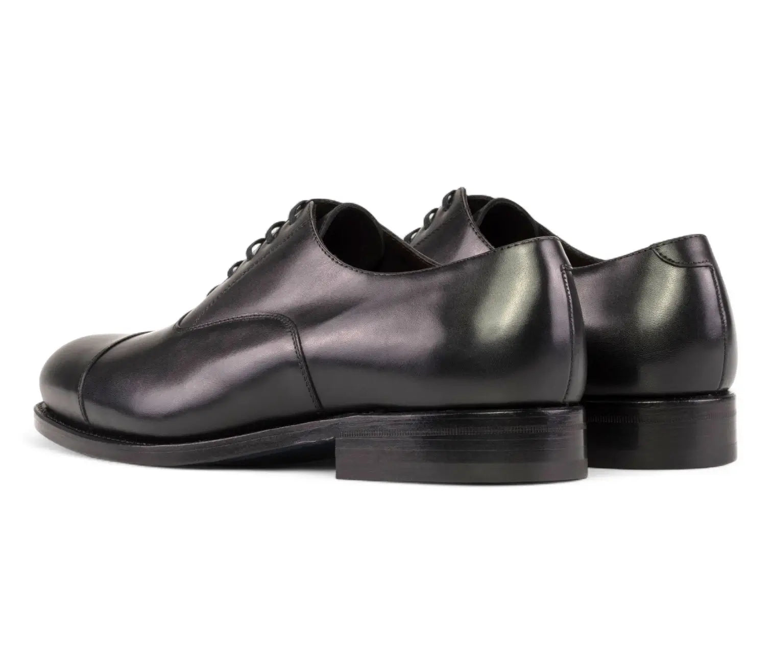 Black Oxford Cap Toe