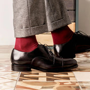 Black Oxford Cap Toe
