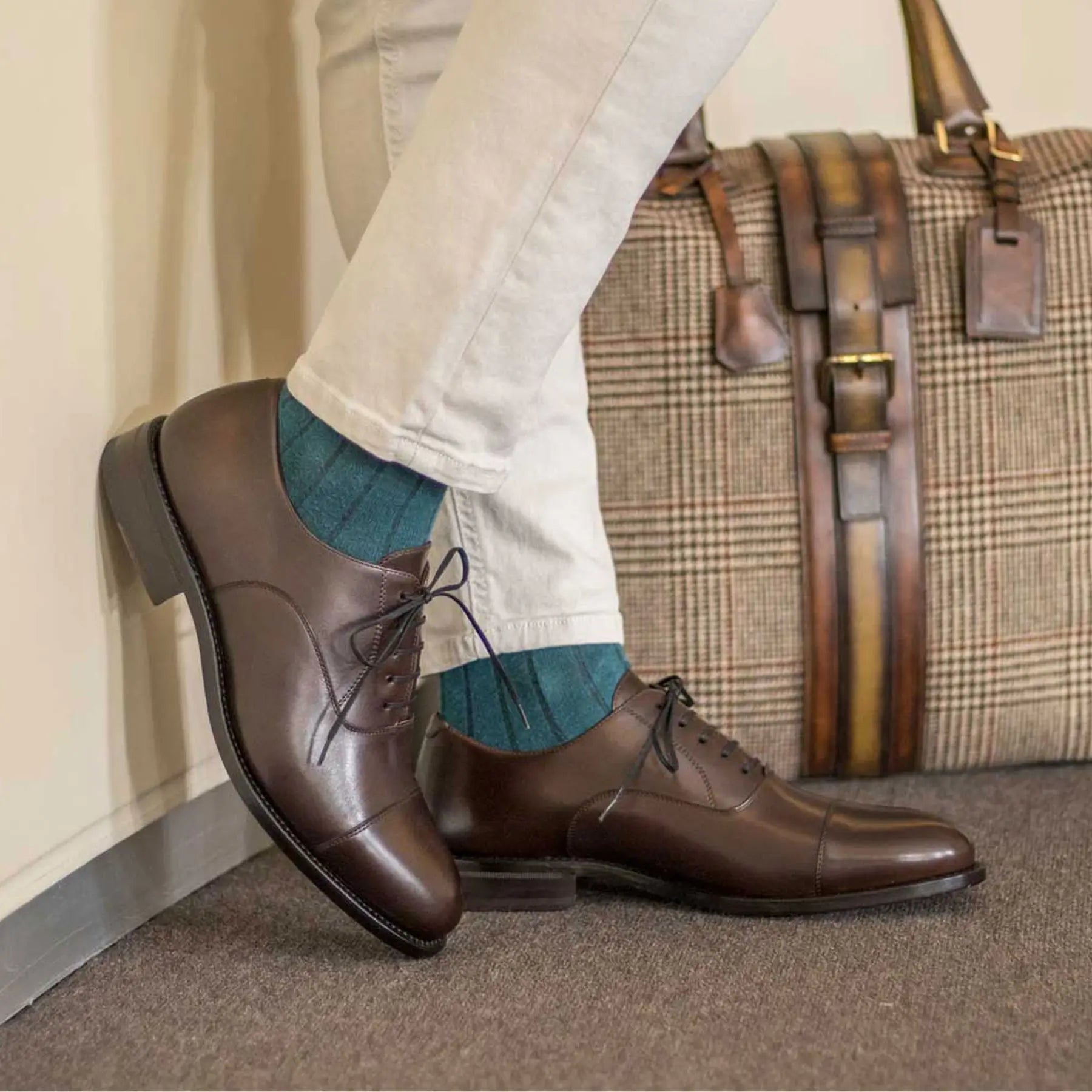 Brown Oxford Cap Toe