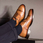 Tan Oxford Cap Toe