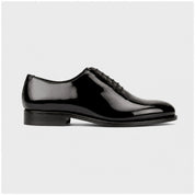 Patent Black Wholecut Oxford