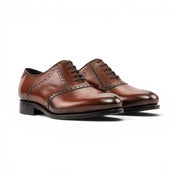 Dark Brown Saddle Shoes