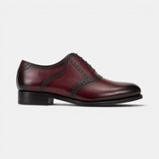 Burgundy Saddle Shoes