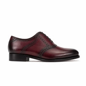Burgundy Saddle Shoes