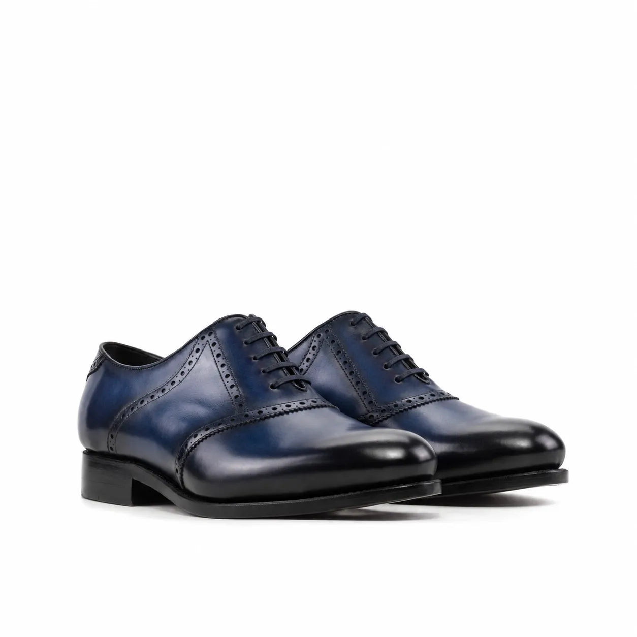 Navy Blue Saddle Shoes