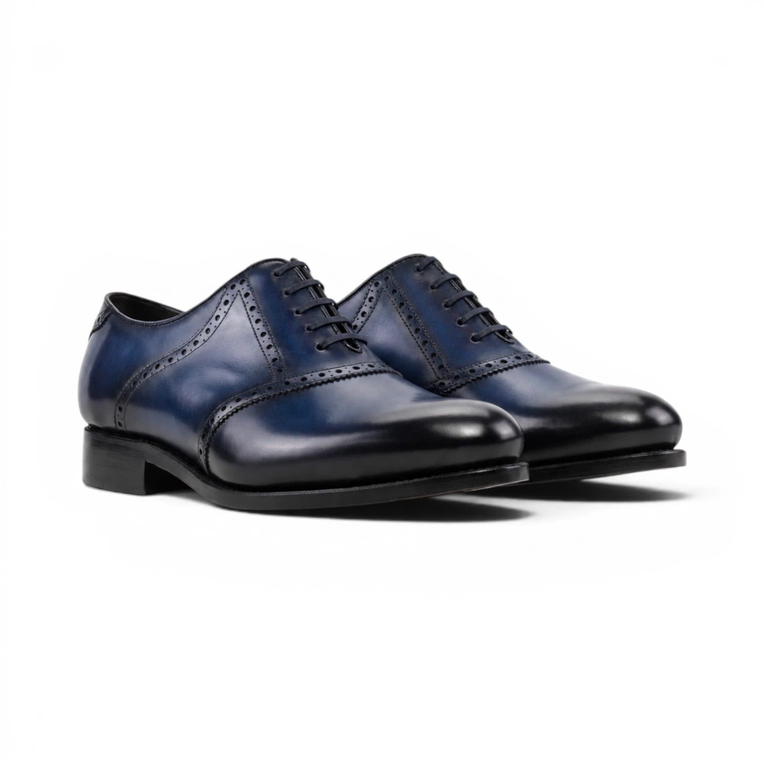 Navy Blue Saddle Shoes