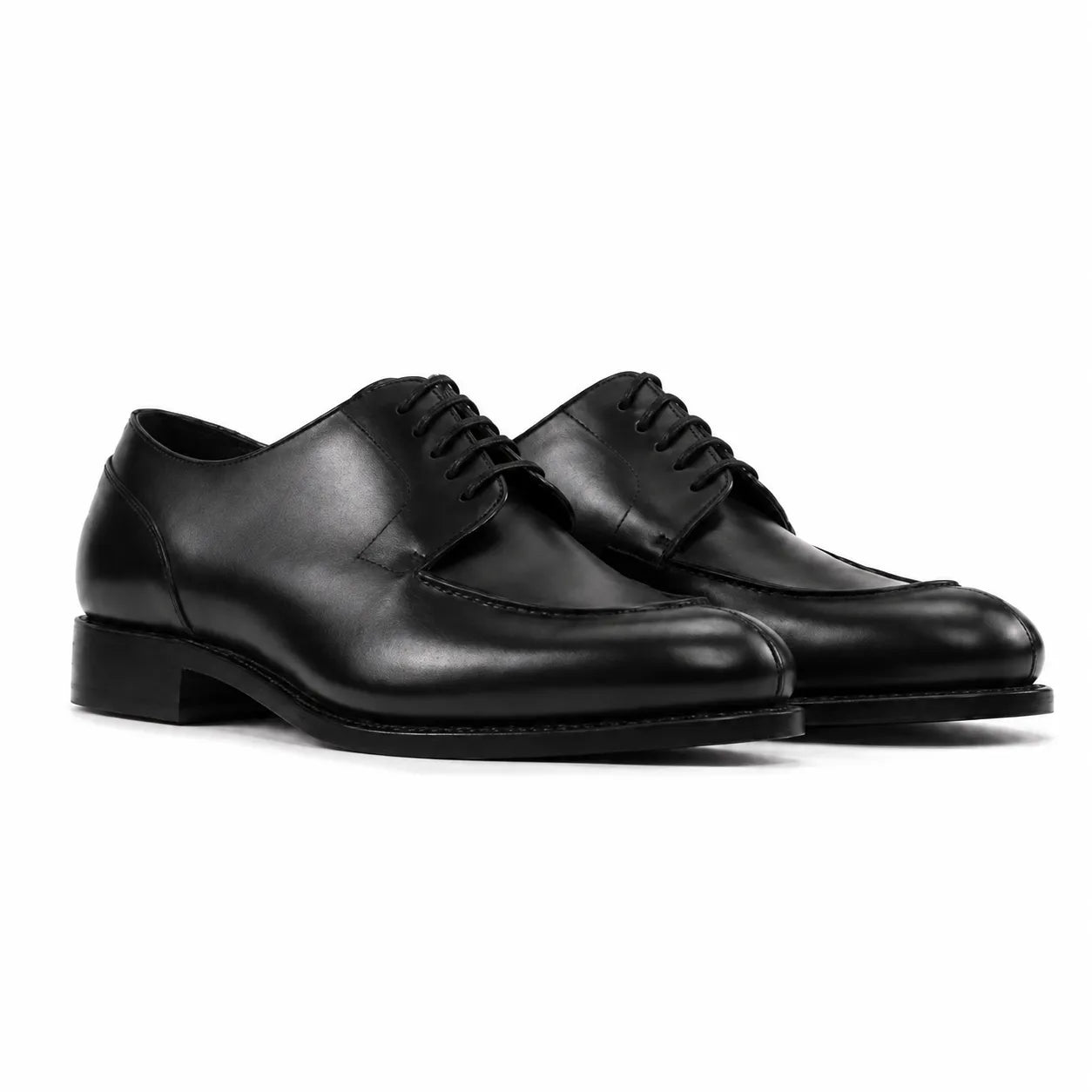 Black Derby Split Toe Shoes