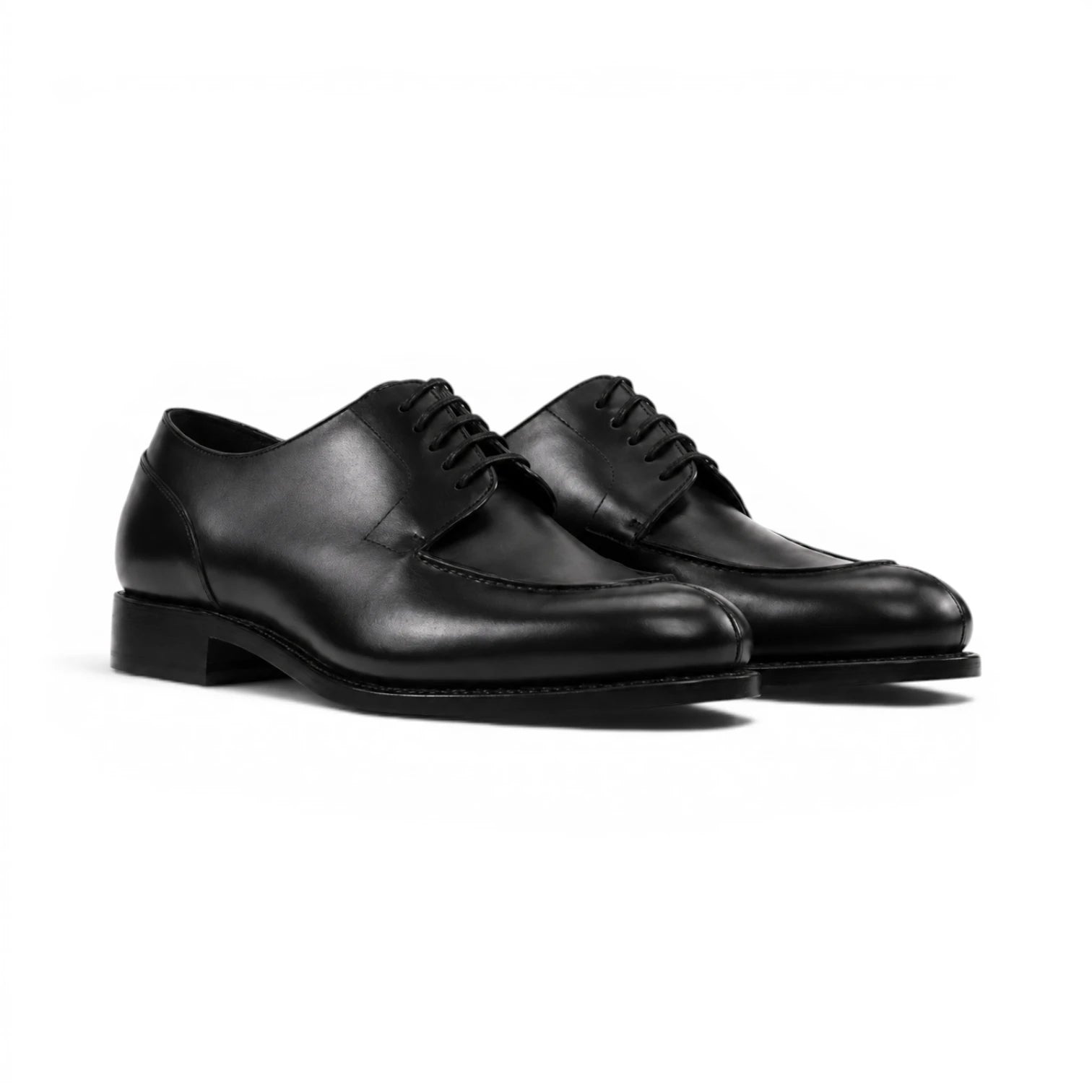 Black Derby Split Toe Shoes