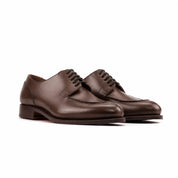 Dark Brown Derby Split Toe Shoes
