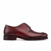 Burgundy Derby Split Toe Shoes