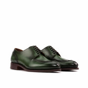Forest Green Derby Split Toe Shoes