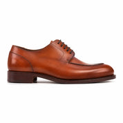 Cognac Derby Split Toe Shoes