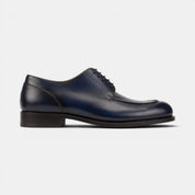 Navy Blue Derby Split Toe Shoes