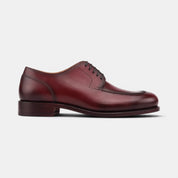 Burgundy Derby Split Toe Shoes