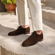 Brown Suede Oxford