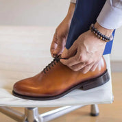 Tan Wholecut – Burnished Handmade Elegance