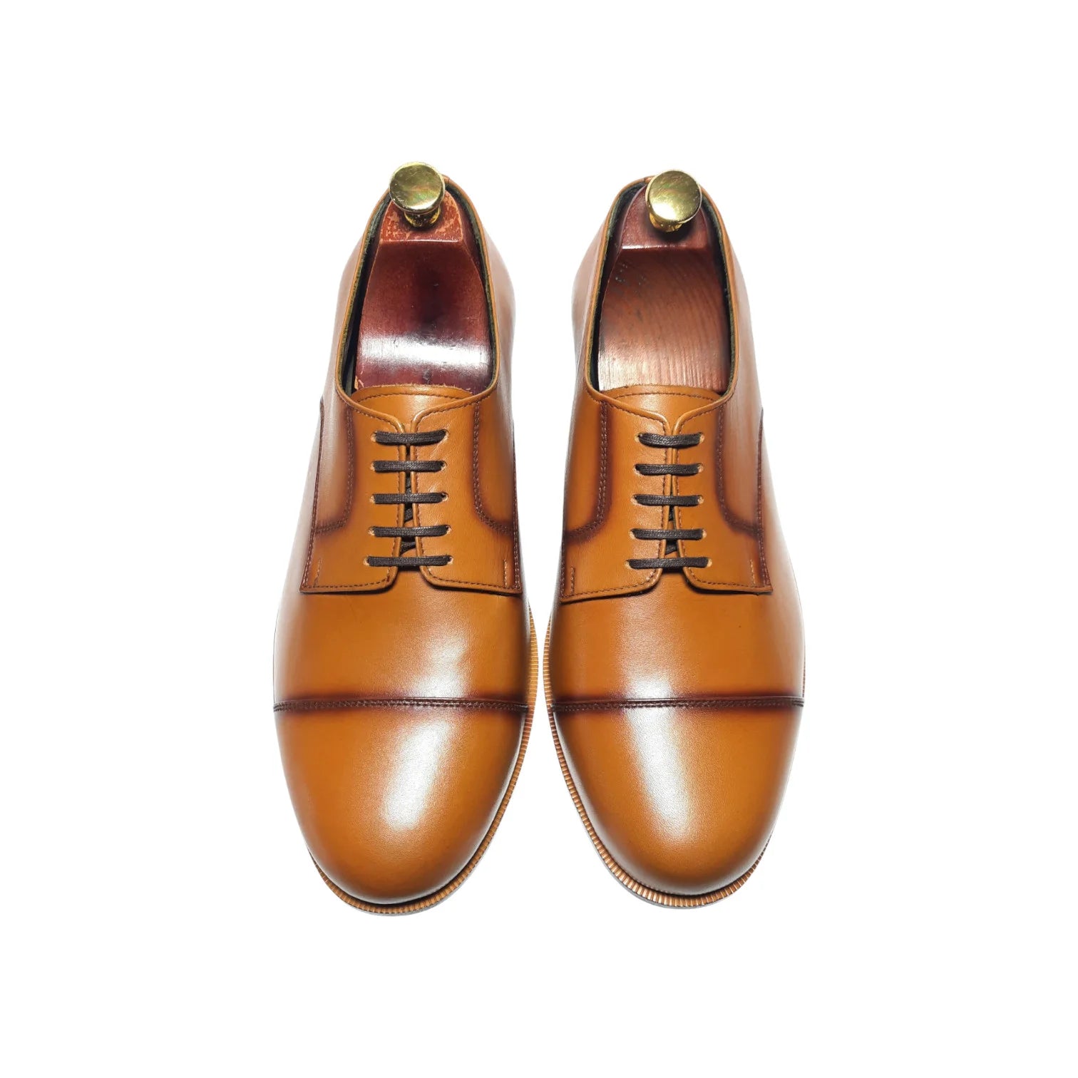 Made-to-Measure Leather Cap Toe Derby