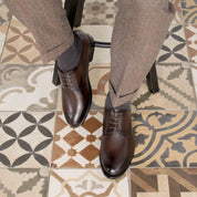 Brown Derby – Handmade Lux Calf Leather