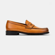Tan Penny Loafers