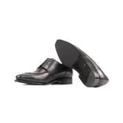 Black Goodyear Welted Split Toe Derby