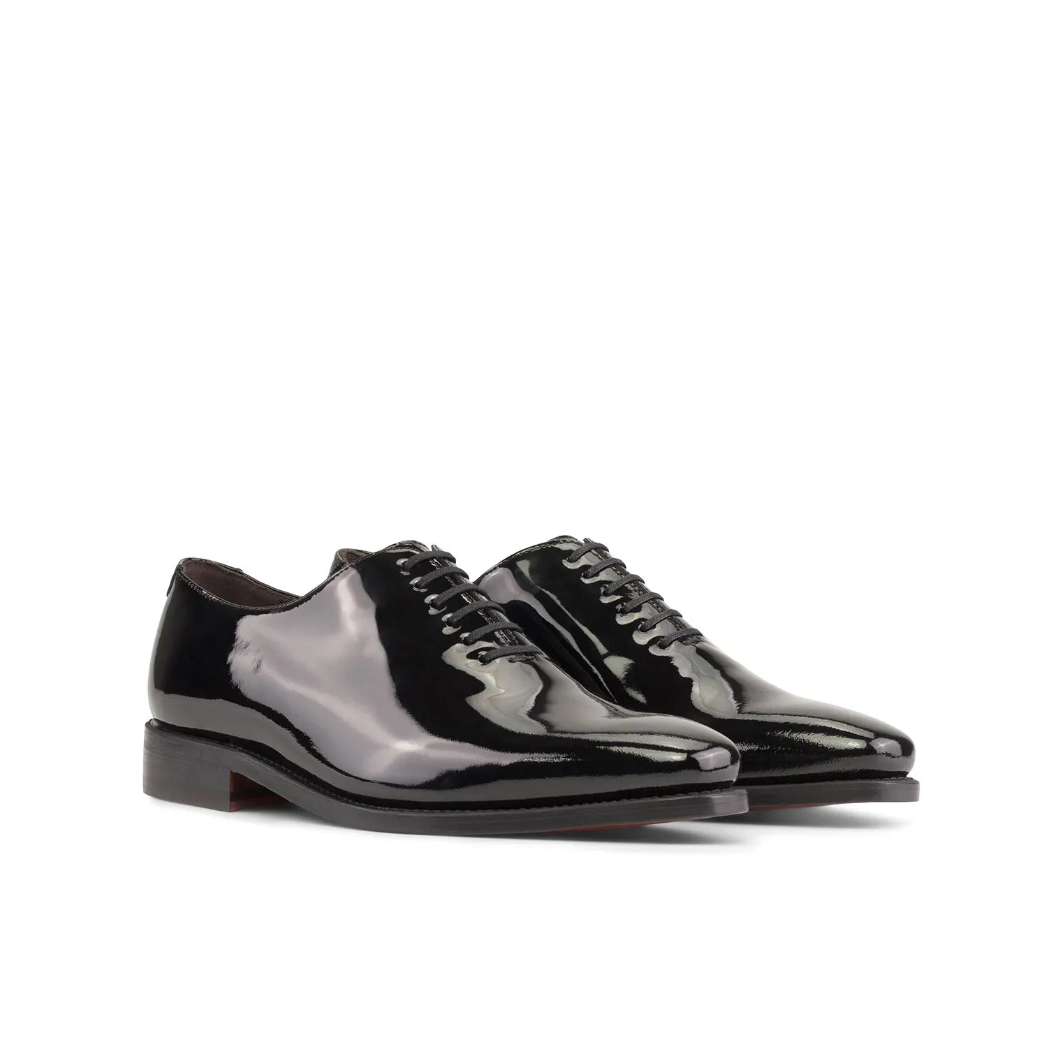 Black Goodyear Welted Wholecut Oxford