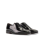 Black Goodyear Welted Wholecut Oxford